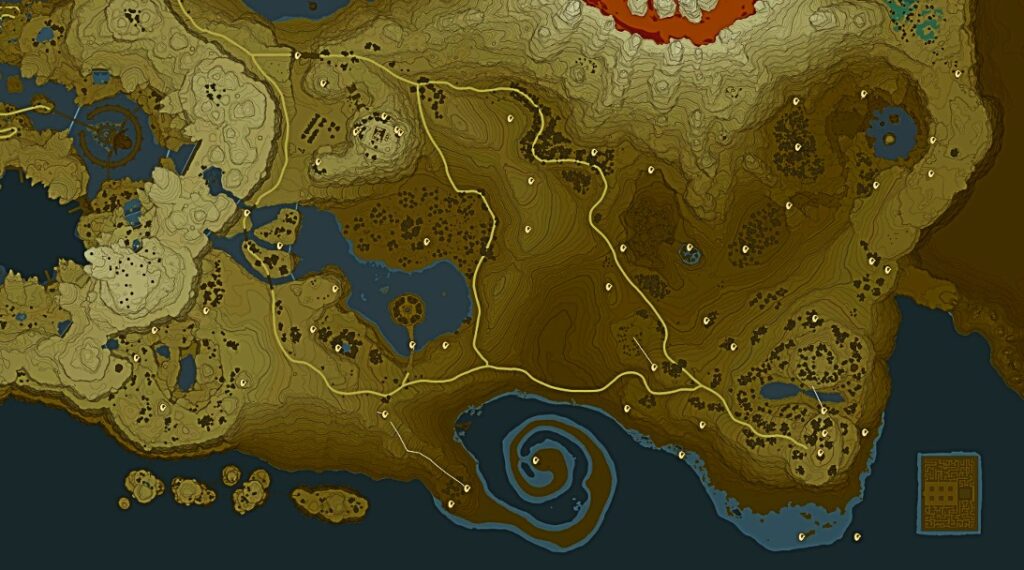 korok seed map tears of the kingdom